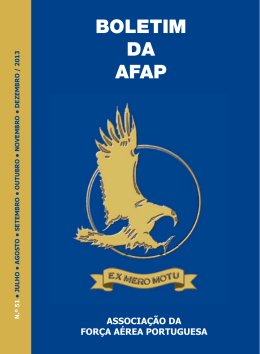 BOLETIM DA AFAP - Força Aérea Portuguesa