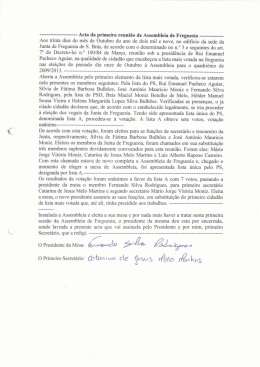 Ata de Tomada de Posse