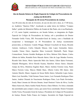 COL&Eacute;GIO DE PROCURADORES DE JUSTI&Ccedil;A