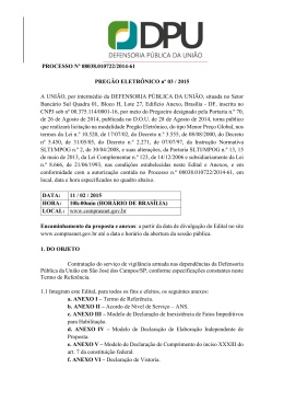edital preg&atilde;o 03-2015 atual - Defensoria P&uacute;blica da Uni&atilde;o
