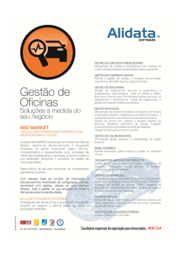 Gest&atilde;o de Oficinas