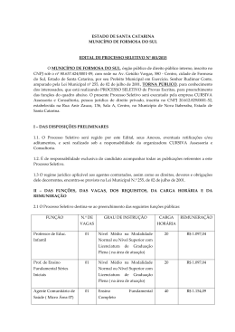 EDITAL OFICIAL SELETIVO DE FORMOSA SC pdf