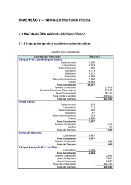 DIMENSÃO 7 – INFRA