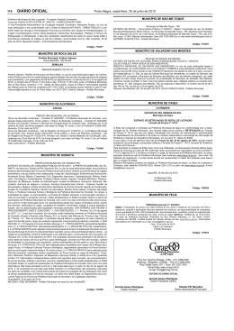 Edital N&ordm; 06/2010 - Homologa&ccedil;&atilde;o Final