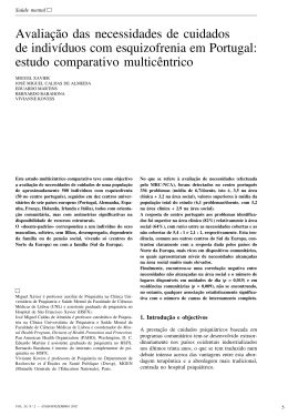 Avalia&ccedil;&atilde;o das necessidades de cuidados de indiv&iacute;duos com