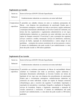 Estabelecimentos industriais e comerciais em nome individual
