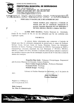 ESTADO Do Rlo GRANDE Do suL PREFEITURA