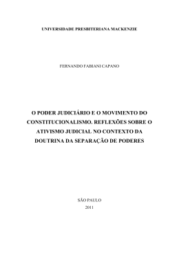 Fernando Fabiani Capano - Universidade Presbiteriana