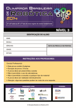 Prova Te&oacute;rica do N&iacute;vel 3