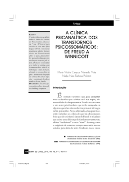 de freud a winnicott