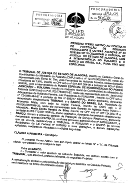 Contrato - Tribunal de Justiça do Estado de Alagoas