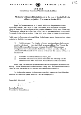 12-2001 Sergio da Costa Decision Withdrawal