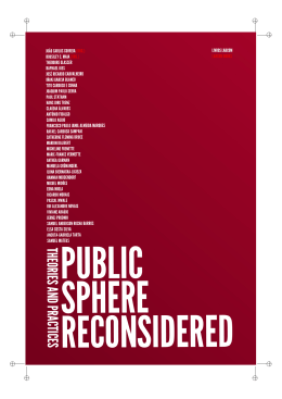 Public Sphere Reconsidered - Livros LabCom