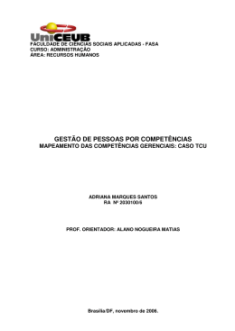 GEST&Atilde;O DE PESSOAS POR COMPET&Ecirc;NCIAS