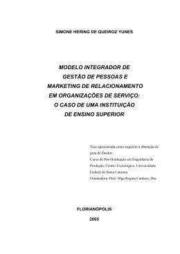 Gest&atilde;o de pessoas e marketing de relacionamentos