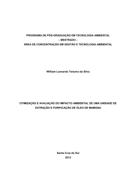 Disserta&ccedil;&atilde;o William Leonardo Teixeira da Silva