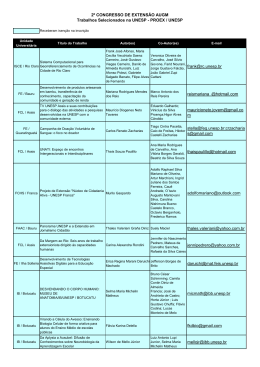 lista - Unesp