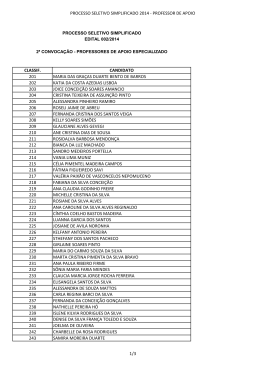 processo seletivo simplificado 2014