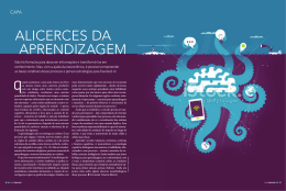 ALICERCES DA APRENDIZAGEM