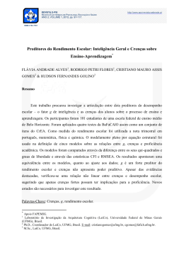 Aceder ao Artigo em PDF - Revista E-Psi