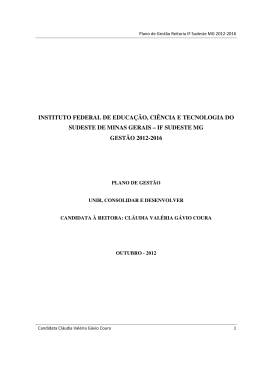 INSTITUTO FEDERAL DE EDUCA&Ccedil;&Atilde;O, CI&Ecirc;NCIA E