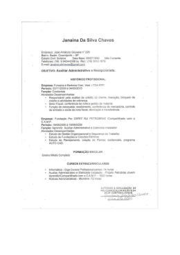 `Janaina Da Silva Gti-aves