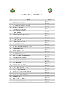 3) Inscri&ccedil;&otilde;es Deferidas