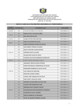 Resultado das inscri&ccedil;&otilde;es deferidas e indeferidas