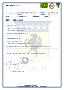 19 a 23.11.2014 CSN INTERNACIONAL DO RIO DE