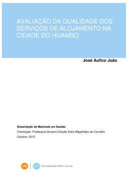 Jos&eacute; Aufico Jo&atilde;o - Repositorio da Universidade Portucalense