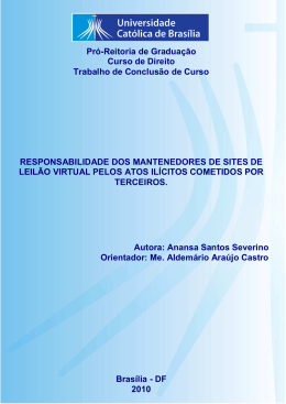 Anansa Santos Severino - Universidade Cat&oacute;lica de Bras&iacute;lia