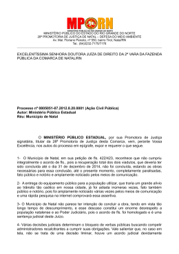 EXCELENT&Iacute;SSIMA SENHORA DOUTORA JU&Iacute;ZA DE DIREITO DA 2&ordf;