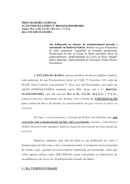 EXM   SR   DR   JU&Iacute;ZA DE DIREITO DA 7   VARA DA FAZENDA