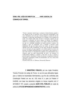 EXMA. SRA. JU&Iacute;ZA DE DIREITO DA ______VARA