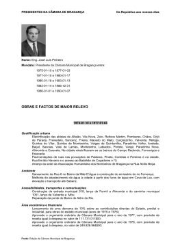 Jos&eacute; Lu&iacute;s Pinheiro - C&acirc;mara Municipal de Bragan&ccedil;a