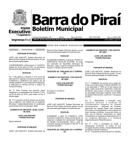PORTARIA N&ordm; 447/2010 JOS&Eacute; LUIS ANCHITE, Prefeito Municipal