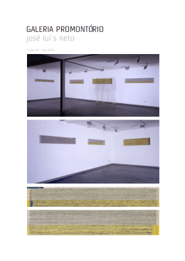 GALERIA PROMONT&Oacute;RIO jos&eacute; lu&iacute;s neto