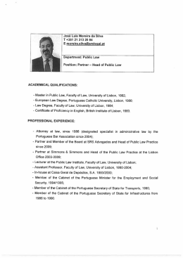 1, Jose Luis Moreira da Silva