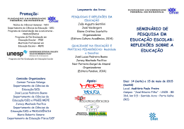 Folder do semin&aacute;rio