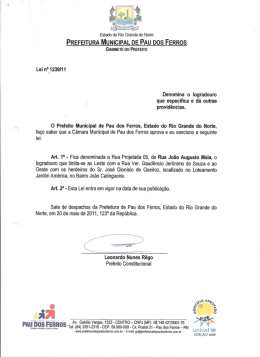Denomina logradouro de Rua Jo&atilde;o Augusto Maia