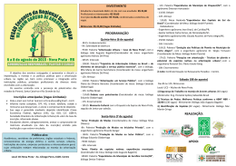 programa&ccedil;&atilde;o realiza&ccedil;&atilde;o: apoio - Prefeitura Municipal de Nova Prata