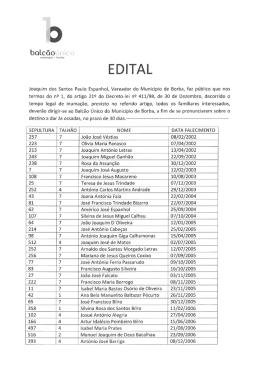 Edital - Ossadas