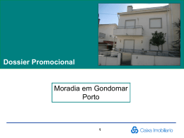 Dossier Promocional Moradia em Gondomar Porto