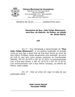 justificativa 01/2008 - Câmara Municipal de Vereadores de Santa