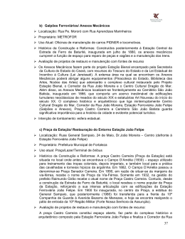An&aacute;lise do patrim&ocirc;nio hist&oacute;rico