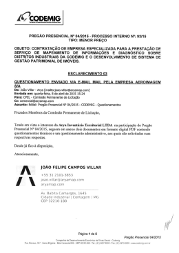 esclarecimento n&ordm; 03