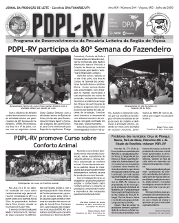 Jornal Julho 2008 - Programa de Desenvolvimento da Pecu&aacute;ria