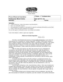 Prova Oficial de Gram&aacute;tica