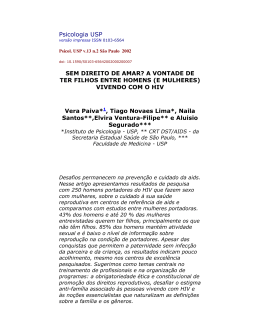 Psicologia USP - UNESCO HIV and Health Education Clearinghouse