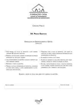 54. PROVA OBJETIVA - Amazon Web Services